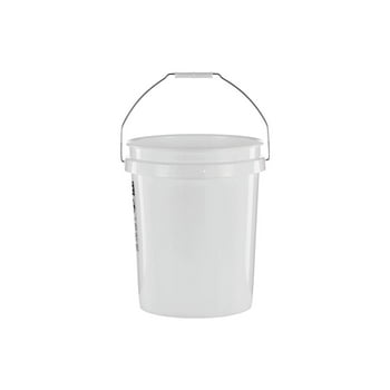 United Solutions 5 Gallon Utility Bucket- White- PN0149- Comfort Handle