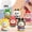 White, variant on DIY Ceramic Figurines 3 Unpainted Plaster Bunny Dolls Art Painting Set With 12 Pigments 2 Brushes And 1 Colour Mixing Plate For Toddlers To Paint Their Own Figurines. Diy Crafts for Kids Ages 4-8 Diy