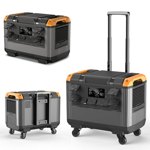 IMGadgets Station d'Alimentation Portable 2688Wh, 3000W (Crête) Batterie LiFePO4 Banque d'Alimentation Sortie CA, Type-C, CC, Sorties USB