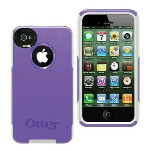 Ijzig Zeep Orkaan Otterbox Military Grade Cover iPhone 4S Commuter Case Dual Layer  Purple/White (Open Box) - Walmart.com