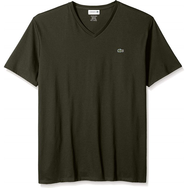 Lacoste Pima Loire Camiseta básica para hombre, verde, XXX-Large