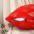 thumbnail image 3 of Christmas Red Plaid Throw Pillow Covers 18x18 Inch Set of 2 Buffalo Check Holiday Decorative Cushion Case Farmhouse Home Decor for Couch Bed Living Room, 3 of 11