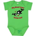 thumbnail image 3 of Inktastic My Great Aunt Loves Me Orca Family Boys or Girls Baby Bodysuit, 3 of 5
