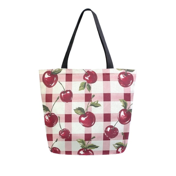 DIXRUYEE Tote Bag Women Weekender Travel Bag Shoulder Handbag Cherry Delight Printed