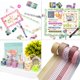 thumbnail image 5 of Juego de Cintas, 6 Rollos, Cinta Decorativa, Cinta de Diario, Cinta Decorativa para Manualidades, Cinta Adhesiva Washi Artesanal Decorativa, 5 of 5