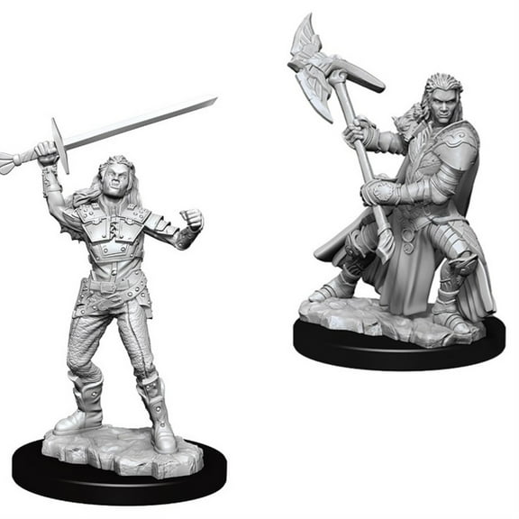D&D: Nolzur's Marvelous Miniatures - Half-Orc Female Fighter