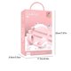 thumbnail image 5 of Seitruly G19 Pink Cat Ear Cute Girl Auriculares para juegos con micrófono Reducción de ruido Estéreo Música RGB Flash Light Auriculares con cable Cables de audio/vídeo azul claro, 5 of 8