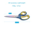 thumbnail image 2 of LIVINGO Sewing Scissors, Sharp Titanium Heavy Duty Shears for Cutting Fabric, 8.5" Blue, 2 of 7