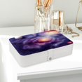 thumbnail image 6 of Galaxy PU Leather Jewelry Stand Bracelet Holder Organizer Box with Removable Compartment, Portable, 6 of 6
