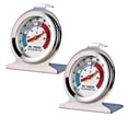 thumbnail image 1 of MesaSe 2pcs  2-Pack Large Dial Refrigerator Freezer Thermometer  Classic Series Kitchen Thermometer for Fridge  Cooler  Freezer Temperature Gauge, 1 of 7