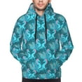 thumbnail image 2 of Bingfone Seahorse Men's Drawstring Hoodie Long Sleeve Pocket Sweatshirts-XX-Large, 2 of 6