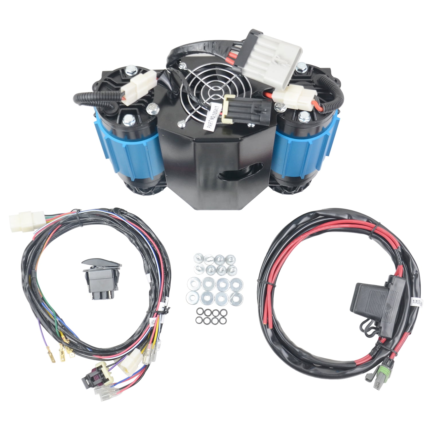 Mustrod CKMTA12 12V Twin Air Compressor for Air Locker Use Inflating Tyres and Other Equipment Brandnew