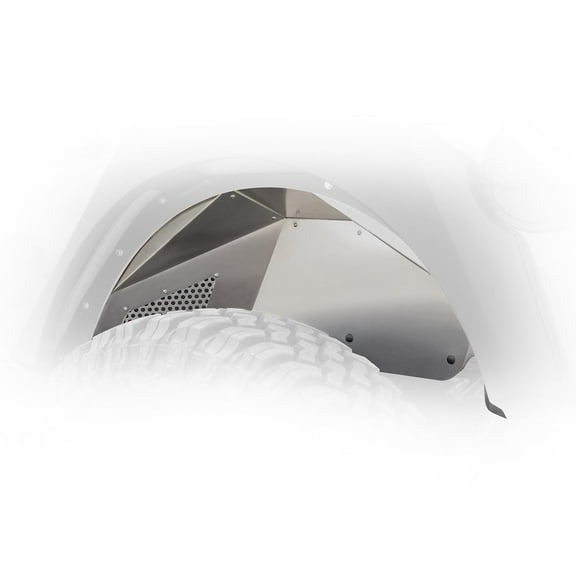 DV8 Offroad 2018  Jeep Wrangler JL Rear Inner Fenders - Black