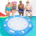 thumbnail image 4 of Mesa Flotante De Piscina, Mesa De Tarjeta Flotante De Piscina Inflable Para La Bandeja Para La Playa, 4 of 7