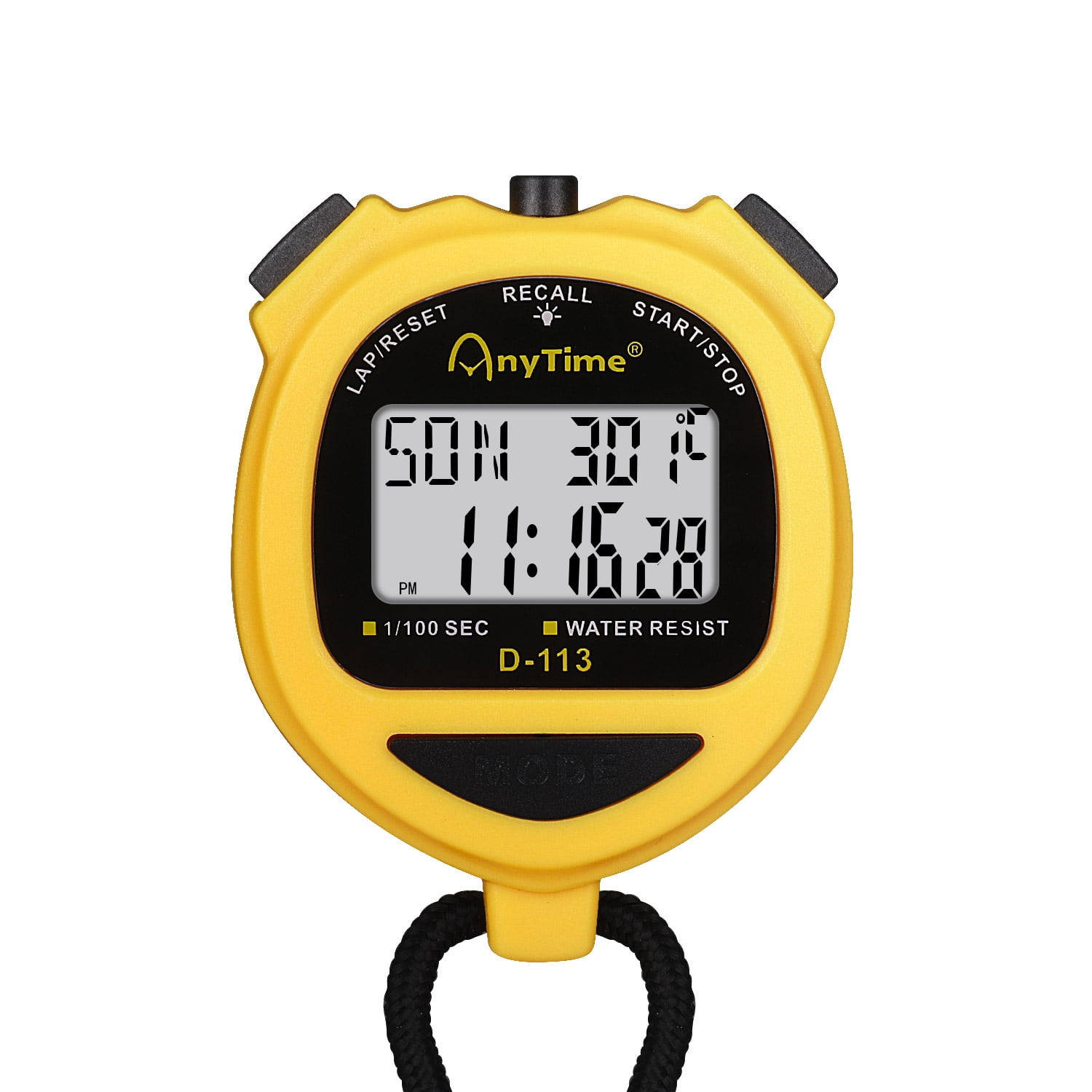  Sports Stopwatch, Countdown Timer CR-2032 Button
