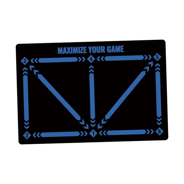 koolsoo Football Footstep Training Mat Anti Slip Carpet Child Mini Football Door Mat Blue