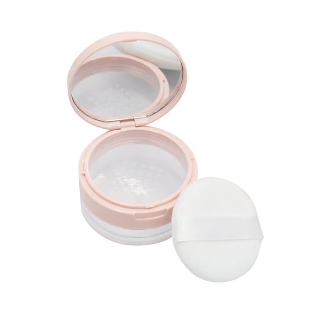 Caja compacta de maquillaje Yuyangstore beautymall2017 20 ml con Puff de rejilla rosa