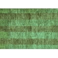 thumbnail image 1 of Ahgly Company Indoor Rectangle Abstract Turquoise Blue Modern Area Rugs, 2' x 5', 1 of 4