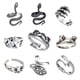 thumbnail image 3 of 9 Pieces Hip Hop Animal Rings Set Statement Exaggerate for Men Birthday Prom, 3 of 5