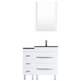 thumbnail image 1 of 42 White Vanity Set - One 30 Sink Base, One 12 Drawer Base (LV4-C2-42-W), 1 of 4