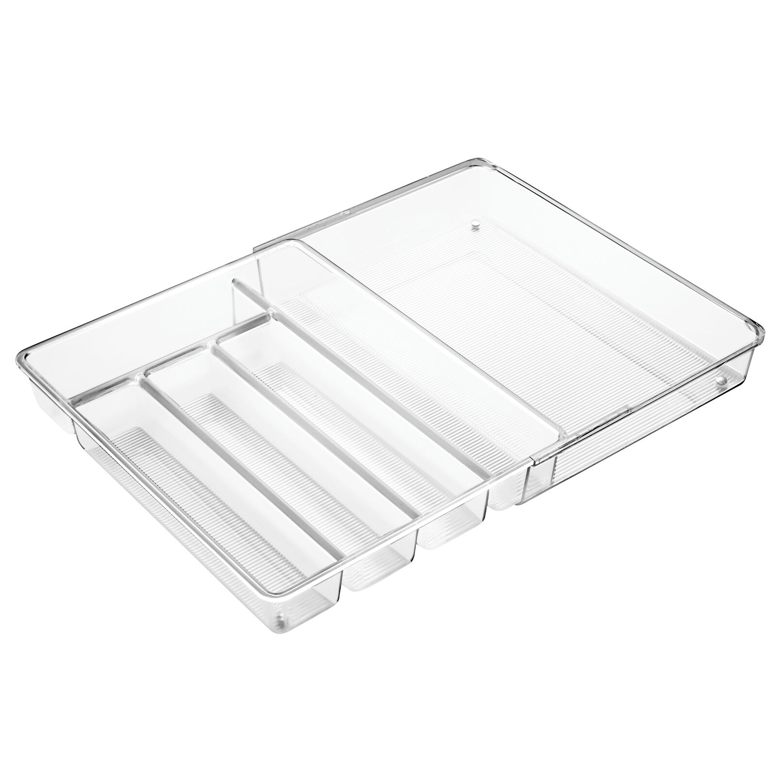mDesign Adjustable, Expandable Plastic Kitchen Drawer Storage
