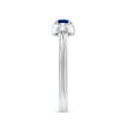 thumbnail image 5 of Angara Natural 0.33 Ct. Blue Sapphire Solitaire Ring in 14K White Gold for Women (Ring Size: 3), 5 of 12