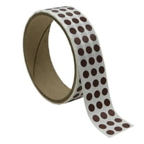 Infi-Touch Labels 1/4 inch Round Permanent Color-Code Dot Stickers, 1000 Sticker per Roll (Cocoa)
