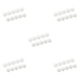 thumbnail image 2 of Yuarrent 10 piezas de tornillos hexagonales para bicicleta, cubiertas para tornillos, plástico liso profesional, accesorios prácticos M5,blanco 5Conjunto, 2 of 6