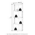 thumbnail image 6 of Furinno Econ 4-Tier Zigzag Corner Shelf Bookcase, Bookshelf, White/White, 6 of 6
