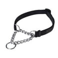 thumbnail image 1 of MPP Chain Martingale Dog Collar Choke Style Safety Control Training Pick Color & Size (Black 13" - 18"), 1 of 1