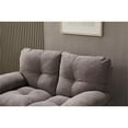 thumbnail image 3 of Pemberly Row Modern Linen Living Room Loveseat in Light Gray, 3 of 9