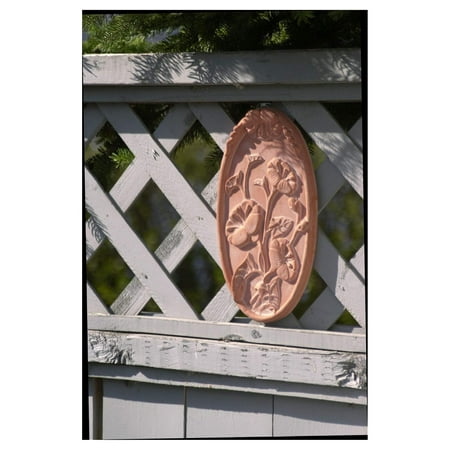 

10 Wall Tiles/Wall Pediment/Wall Decoration (Set of 4 Terracotta)