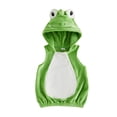 thumbnail image 4 of FYDUU Baby Toddler Dinosaur Costume Plush Sleeveless Hooded Vest Tops Infant Animal Outfit Halloween Costumes Cute Party Dress Up for Daily School, 4 of 4