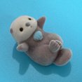 thumbnail image 3 of Original Japan Kawaii Gashapon Cute Aquarium Flocked Otter Figure Capsule Toys Anime Figurine Cute Doll Decor Gift, 3 of 5