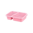thumbnail image 2 of Gumesh Bento Snack Box Containers, 2 Compartment Divided Stackable Food Storage Containers , Meal Prep Lunch Container, 2 of 6