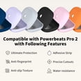 thumbnail image 2 of Funda para Beats Powerbeats Pro 2 Silicone Black + Kit de limpieza, 2 of 7
