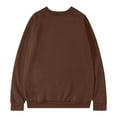 thumbnail image 5 of EHQJNJ Chandails en Molleton pour Femmes Sans Capuche Mode Décontractée Manches Longues Col Rond Chandails en Molleton Imprimés Pull Sans Capuche Haut Chandail en Molleton Graphique Camouflage d'Hiver, 5 of 5