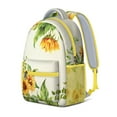 thumbnail image 2 of Farmhouse Sunflower Print Backpack - Waterproof & Comfortable School Bookbag with Padded Back Panel, 2 of 6
