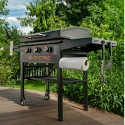 Blackstone 3-Burner 28 XL Griddle with Hood in Black