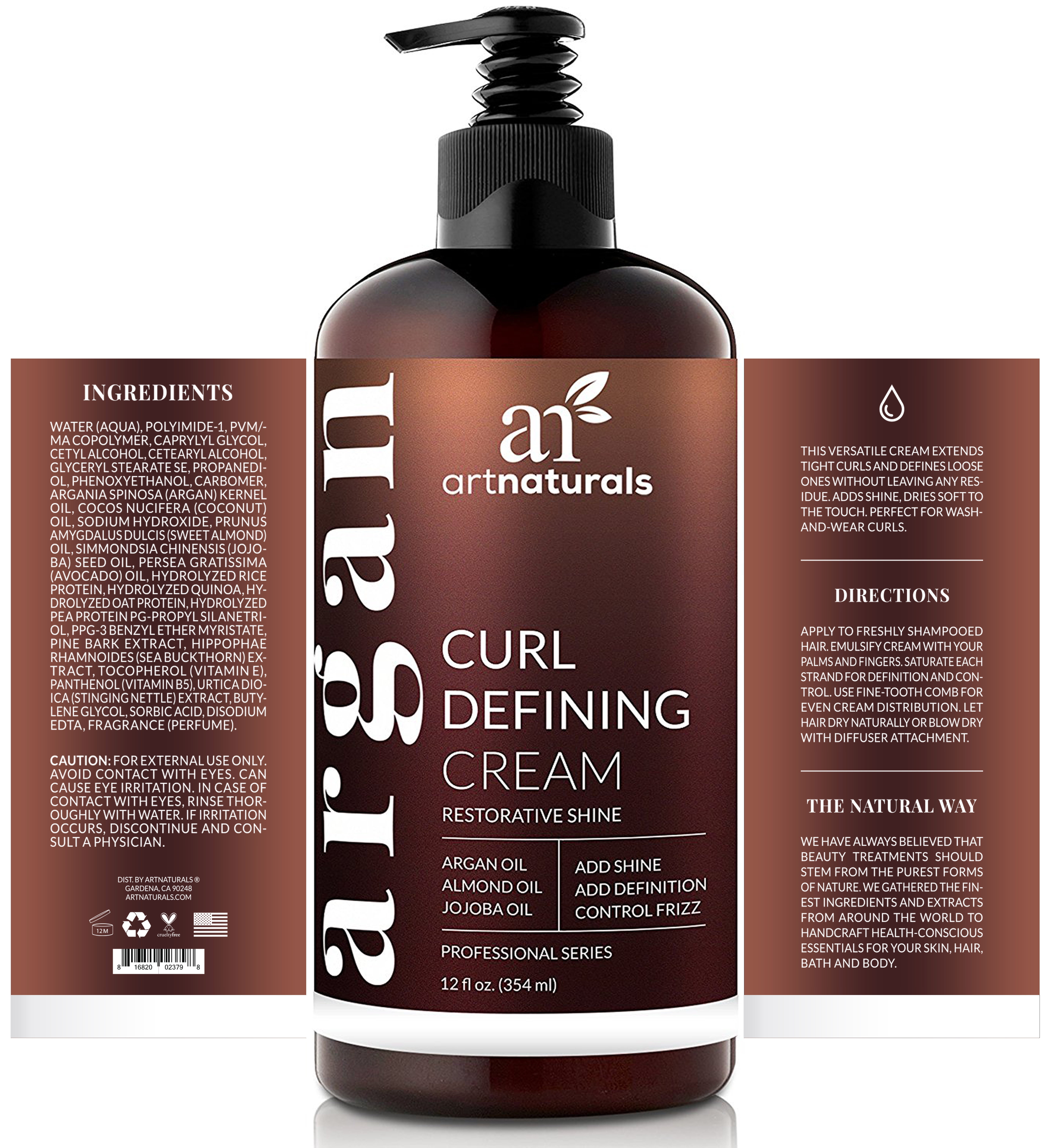Artnaturals Curl Defining Cream 12 Fl Tiendamia Com