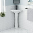 thumbnail image 6 of St.Tropez Corner Two-Piece Pedestal Sink, 6 of 11