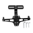 thumbnail image 1 of Motorcycle License Plate Holder, CNC Aluminum Alloy, Universal and Adjustable, Black, 1 of 4