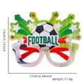 thumbnail image 4 of Pieza de utilería Gafas Gafas de fiesta Accesorios de fútbol Cumpleaños decorativos Novedad Palabra Gafas de sol Foto Copa divertida Aficionados temáticos Favores de fútbol, 4 of 8