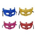 thumbnail image 1 of Accesorios para disfraces de mascarada con purpurina, media cubierta para carnaval Estilo A, 1 of 9