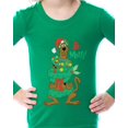 thumbnail image 2 of Scooby-Doo Toddler Christmas Be Merry Santa Tight Fit Sleep Pajama Set, 2 of 6