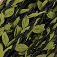 thumbnail image 3 of Cuerda de yute trenzada con hojas artificiales de 11 yardas para envolver ramos de flores, decoración de 0,2 pulgadas Negro, 3 of 7