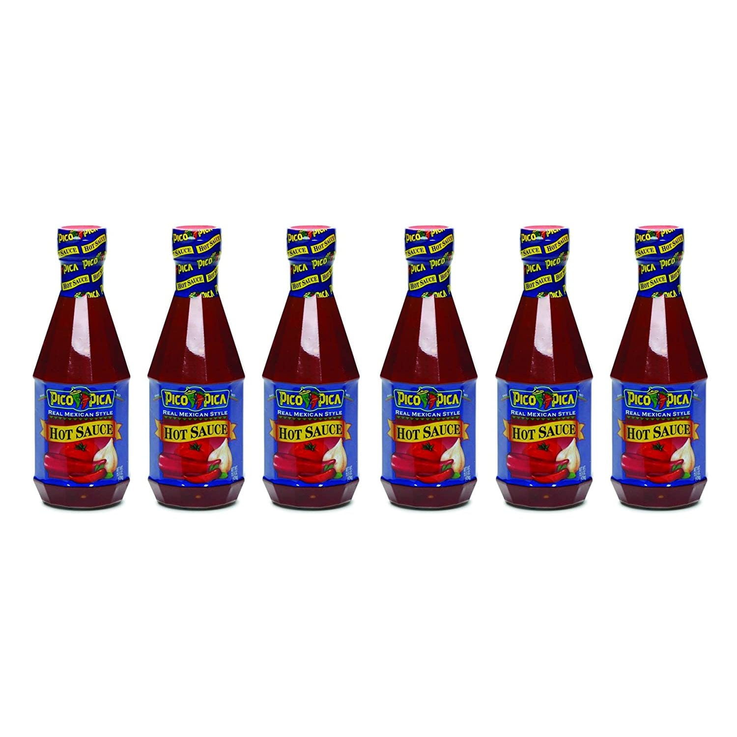 Pico Pica Mexican Hot Sauce 7 oz (Pack of 3)