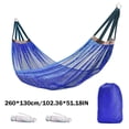 thumbnail image 4 of Wosthever Hamaca portátil para acampar al aire libre, de red de nailon súper suave y transpirable. carpas negro, 4 of 6