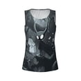thumbnail image 3 of Picia Forest Black Ghost Warrior Pattern Women's Workout Tank Top,Breathable Activewear,Slim Fit Athletic Top,Versatile Workout Moisture-wicking top-X-Large, 3 of 9