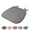 black, variant on SIELUNO Linen Cushion Non-Slip Soft Seat Cushion With Ties Detachable Washable Chair Pad Suitable For Dining Room Living Room Office-red-43x41cm(17x16inch)